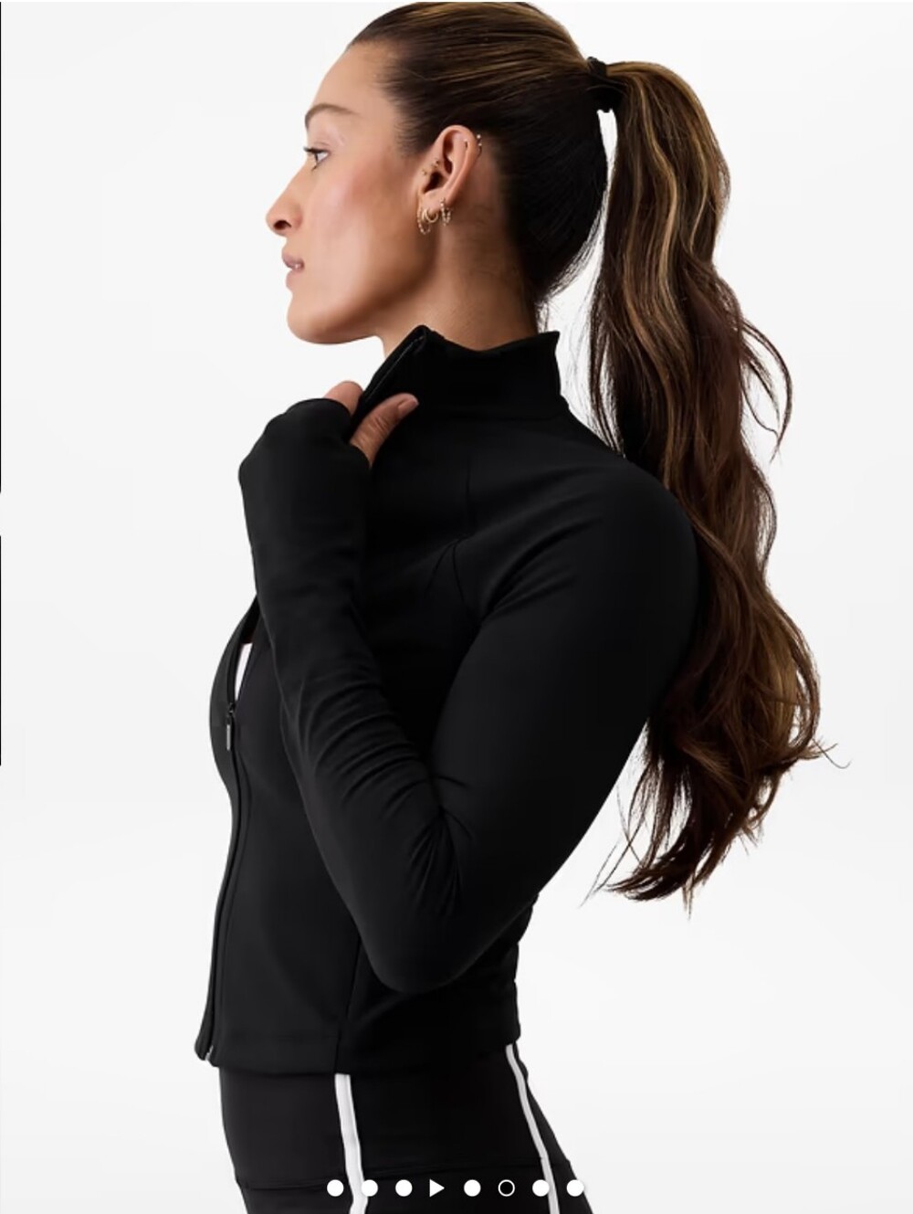 Athleta Salutation Crop Jacket Medium